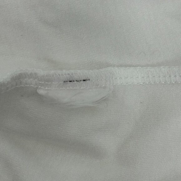 ME+EM Delicate Frill Layering Top White With Semi Sheer Sleeves - Picture 8 of 9